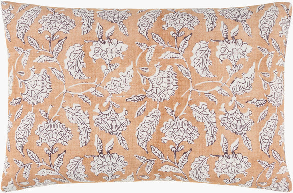 Surya Donna Accent Pillow – Stylish 14” X 22” Cotton Decor Piece For Versatile Home Ambiance Upgrade Brown Cotton,Cotton Dnn001-2214p