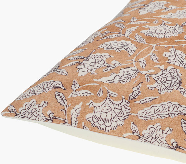 Surya Donna Accent Pillow – Stylish 14” X 22” Cotton Decor Piece For Versatile Home Ambiance Upgrade Brown Cotton,Cotton Dnn001-2214p