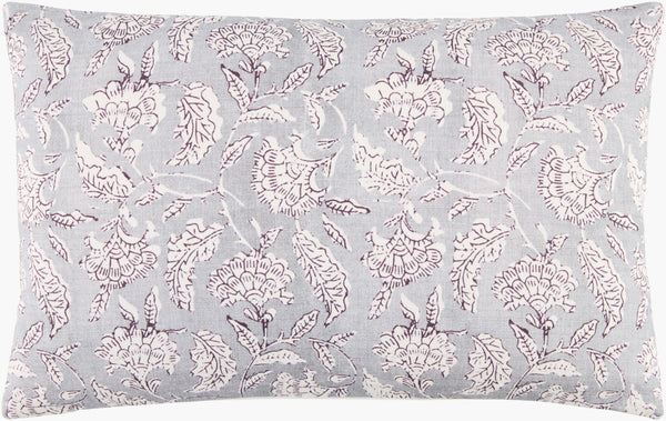 Surya Donna Accent Pillow – Stylish 14” X 22” Cotton Decor Piece For Versatile Home Ambiance Upgrade Slate Cotton,Cotton Dnn002-2214