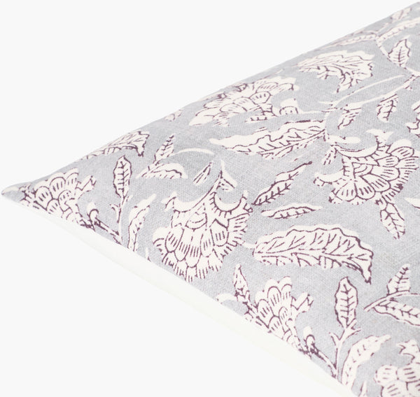 Surya Donna Accent Pillow – Stylish 14” X 22” Cotton Decor Piece For Versatile Home Ambiance Upgrade Slate Cotton,Cotton Dnn002-2214