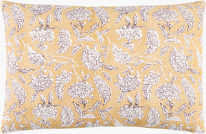 Surya Donna Accent Pillow – Stylish 14” X 22” Cotton Decor Piece For Versatile Home Ambiance Upgrade Mustard Cotton,Cotton Dnn003-2214p