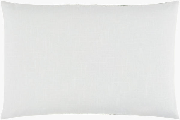 Surya Donna Accent Pillow – Stylish 14” X 22” Cotton Decor Piece For Versatile Home Ambiance Upgrade Medium Green Cotton,Cotton Dnn004-2214d