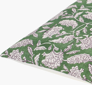 Surya Donna Accent Pillow – Stylish 14” X 22” Cotton Decor Piece For Versatile Home Ambiance Upgrade Medium Green Cotton,Cotton Dnn004-2214d