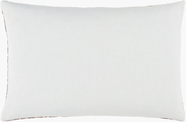 Surya Donna Accent Pillow – Stylish 14” X 22” Cotton Decor Piece For Versatile Home Ambiance Upgrade Brown Cotton,Cotton Dnn005-2214p