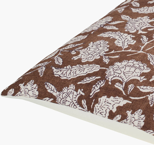 Surya Donna Accent Pillow – Stylish 14” X 22” Cotton Decor Piece For Versatile Home Ambiance Upgrade Brown Cotton,Cotton Dnn005-2214p