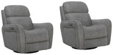 Parker Living Quest - Cordless Swivel Glider Recliner - Powered By Freemotion - Set of 2
