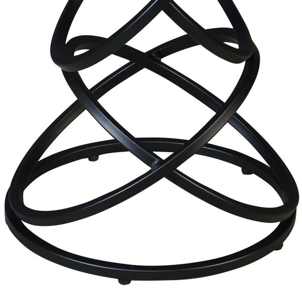 Porter Designs Polaris Leather Bar Stool - Modern Comfort With Striking Design For Contemporary Spaces Gray Leather 02-218-10-6795