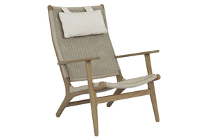 Coastal Teak Cushionless Highback Chair SW5502-21HB Sunset West