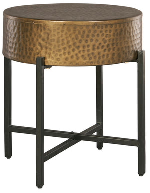 Hekman Furniture Hekman Accents Antiq Copper Rd Side Table 28707 Special Reserve