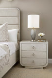 Brighton 3-Drawer Nightstand with USB Port White, North Star Finish P378140 Pulaski Furniture