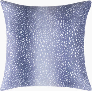 Surya Doe 20" X 20" Modern Accent Pillow - Stylish Minimalist Design, Easy Care For Your Living Space! Blue Polyester,Polyester Doe003-2020p