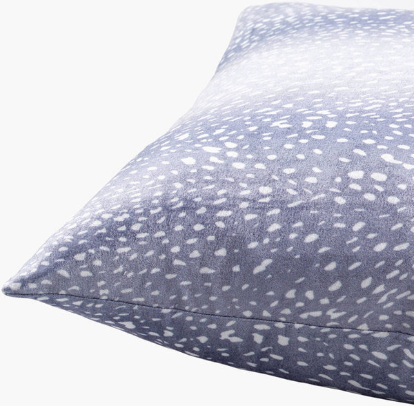 Surya Doe 20" X 20" Modern Accent Pillow - Stylish Minimalist Design, Easy Care For Your Living Space! Blue Polyester,Polyester Doe003-2020p