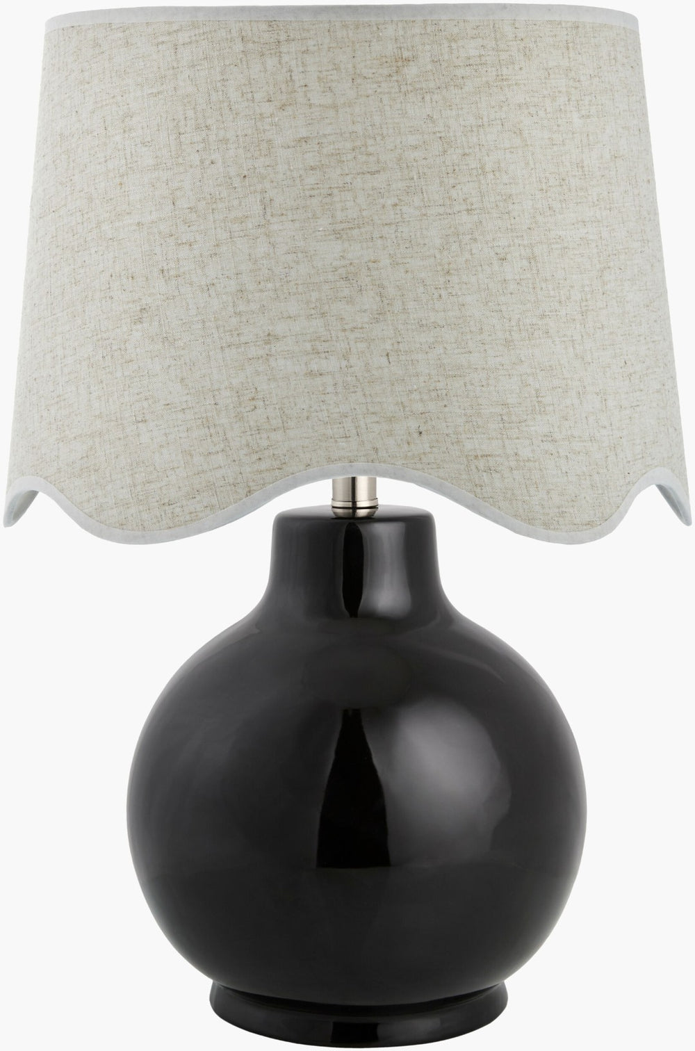 Livabliss Doheny Ceramic Base Table Lamp with Woven Rattan Shade for Coastal Bohemian Rooms DOH-008