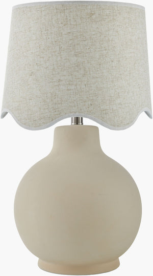 Livabliss Doheny Ceramic Base Table Lamp with Woven Rattan Shade for Coastal Boho Ambiance DOH-020