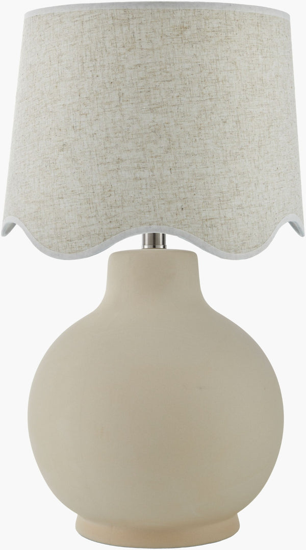 Livabliss Doheny Ceramic Base Table Lamp with Woven Rattan Shade for Coastal Boho Ambiance DOH-020
