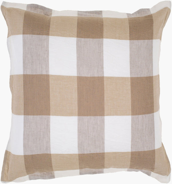 Livabliss Dakota Cotton Linen Blend Pillow Sham Cottage Farmhouse Bedroom Textured Accent DOK2000-ES