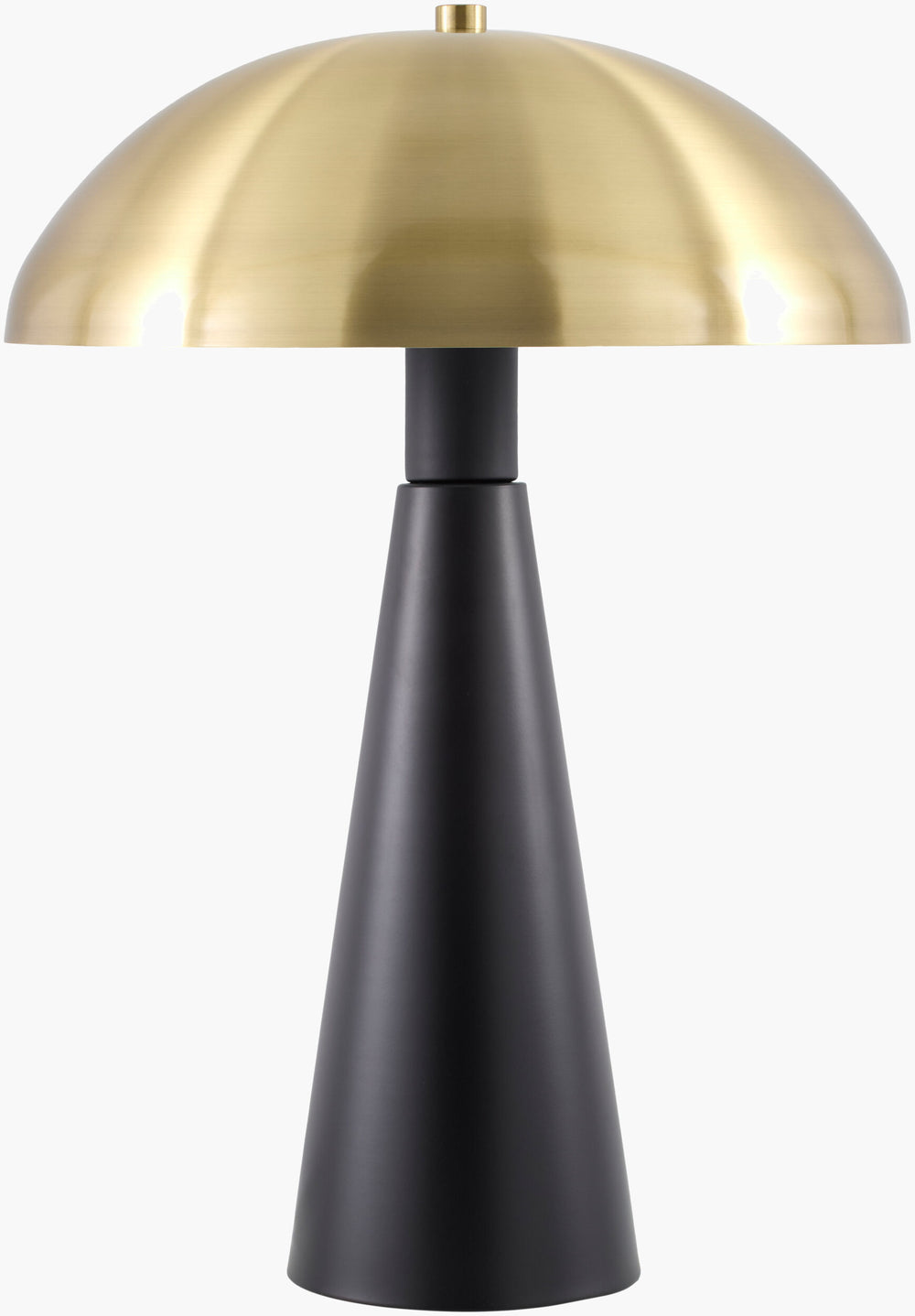 Surya Domea 20" Modern Minimalist Accent Table Lamp - Chic Industrial Charm For Any Room Decor Body, Black,Cord, Black Iron,Metal,Metal Dom-001