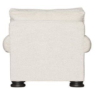 Bernhardt Bernhardt Foster Chair — Made-To-Order Plush Seat With Nailhead Trim, Rolled Arms & Wide Wood Legs B5172G