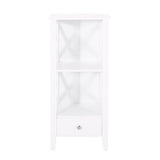 Christopher Knight Home® - Noble House - Loverin Modern Bathroom Floor Storage Rack with Drawer