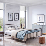 Christopher Knight Home® - Noble House - Mowry King-Size Iron Bed Frame