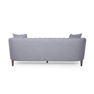 English Elm Christopher Knight Home® - 3-Seater Sofa - Elegant Grey Upholstered Comfort With Accent Pillows For Modern Living Spaces 66957.00AGRY_66957.00BGRY