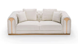 VIG Furniture Divani Casa Dosie - Modern Beige Fabric Sofa & Loveseat Set VGBNS-9368-SET-BGE