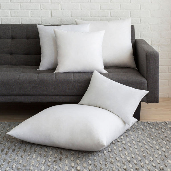 Surya Surya Duck Feather Down Blend Pillow Insert for Plush Sofa and Bedroom Covers 22"L x 22"W Square DOWN2222