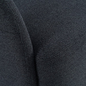 VIG Furniture Dowsett Modern Charcoal Swivel Accent Chair With Pocket-Spring Comfort, Flared Arms & 360° Base VGRH-RHT-638-BLK