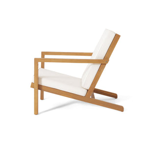 English Elm Christopher Knight Home® - LEAH Acacia 3-Piece Outdoor Chat Set with Water-Resistant Cushions and Slat Paneled Tabletop Teak 40 L x 25.75 W x 18.75 H 60915.00TEACRM