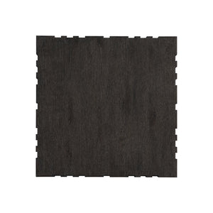 Bernhardt Bernhardt Cowley Side Table In Tadon Rustic Oak — 24" Square Sculptural Accent With Geometric Edge 529129