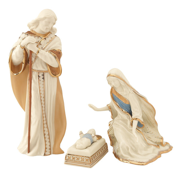 Lenox First Blessing Nativity 3-Piece Holy Family Figurine Set Multi, IVORY PORCELAIN 6238430