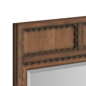 A.R.T. Furniture Harbor Dresser Mirror - Timeless Rustic Elegance with Warm Wood Frame for Contemporary & Traditional Spaces 338121-2731