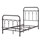 Homelegance By Top-Line Gracen Casted Knot Metal Bed Brown Metal