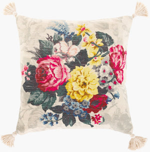 Surya Daphne Handcrafted Viscose Cotton Accent Pillow Artisan Woven Bohemian Sofa Throw DPH002-2020P
