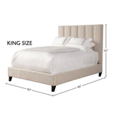 Parker House Parker Living Sleep Avery - Dune King Bed Dune Natural 100% Polyester (W) BAVE#9000-2-DUN