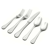 Lenox Oneida Virage 20 Piece Everyday Flatware Set, Service for 4 Metallic, STAINLESS METAL B141020AL20