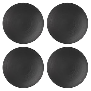 Lenox LX Collective Black Dinner Plates, Set of 4 White, BLACK PORCELAIN 895246