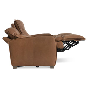 Bernhardt Bernhardt Sorrento Leather Power Motion Sofa With Usb, Plush Seating, Tufted Modern Design 387RLO
