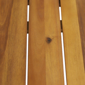 English Elm Christopher Knight Home® - ISAAC Teak Coffee Table with Powder-Coated Metal Frame, Acacia Wood Top, Modern Industrial 31.5" square 69567.00