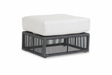 Milano Ottoman in Echo Ash w/ Self Welt SW4101-OTT-ASH-STKIT Sunset West