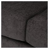 Christopher Knight Home® - Noble House - Burkehaven Contemporary Fabric 3 Seater Sofa with Nailhead Trim