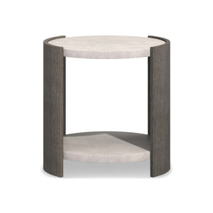 Bernhardt Prado Side Table in Porcini Finish 324126B