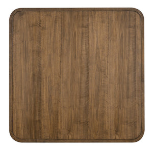 Hooker Furniture Commerce and Market Square Walnut Veneer Dining Table with Bronze Metal Base 7228-75028-85