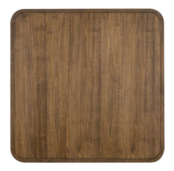 Hooker Furniture Commerce and Market Square Walnut Veneer Dining Table with Bronze Metal Base 7228-75028-85