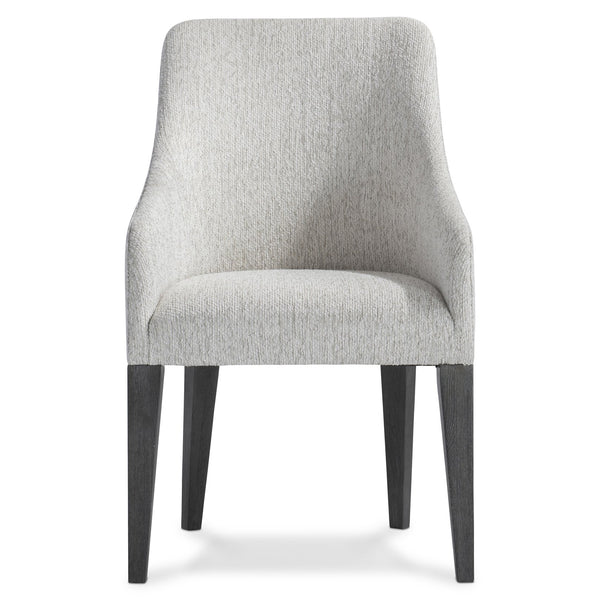 Bernhardt Bernhardt Prado Arm Chair — Fully Upholstered Rustic Modern Seat With Porcini Ash Legs, Curved Arms, Durable Construction 324546B