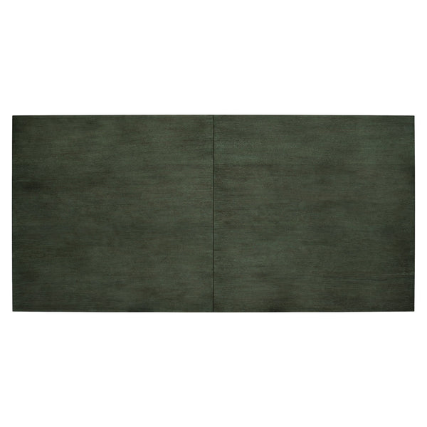 Bernhardt Bernhardt Linea 9-Piece Dining Set Cerused Charcoal — Extendable Table, Upholstered Arm & Side Chairs, Modern-Rustic Statement Piece K1932