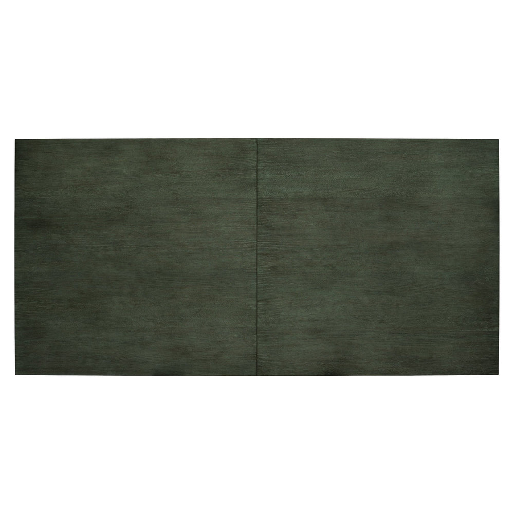 Bernhardt Bernhardt Linea Dining Table Cerused Charcoal Oak Veneer W/ Cast-Aluminum Trim & 20" Leaf Extension K1097