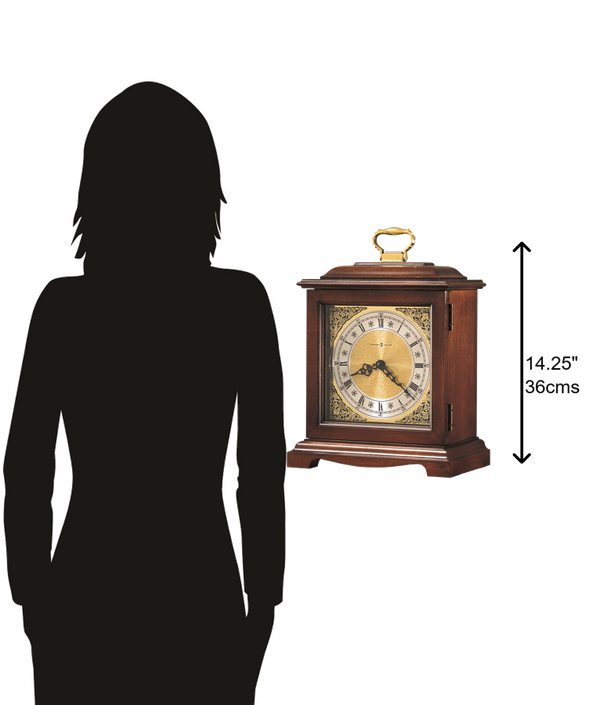 Hekman Furniture 612588 Graham Bracket Iii Mantel Clock - Elegant Windsor Cherry Finish, Dual-chime, Usa Craftsmanship Windsor Cherry Graham Bracket Iii Mantel Clock 612588
