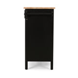 Christopher Knight Home® - Noble House - Byway Contemporary Kitchen Cart with Wheels