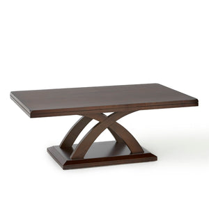 English Elm Steve Silver - Jocelyn Cocktail Table - Espresso Cherry Finish With Elegant Design For Contemporary Living Spaces B081P157763-GIGA